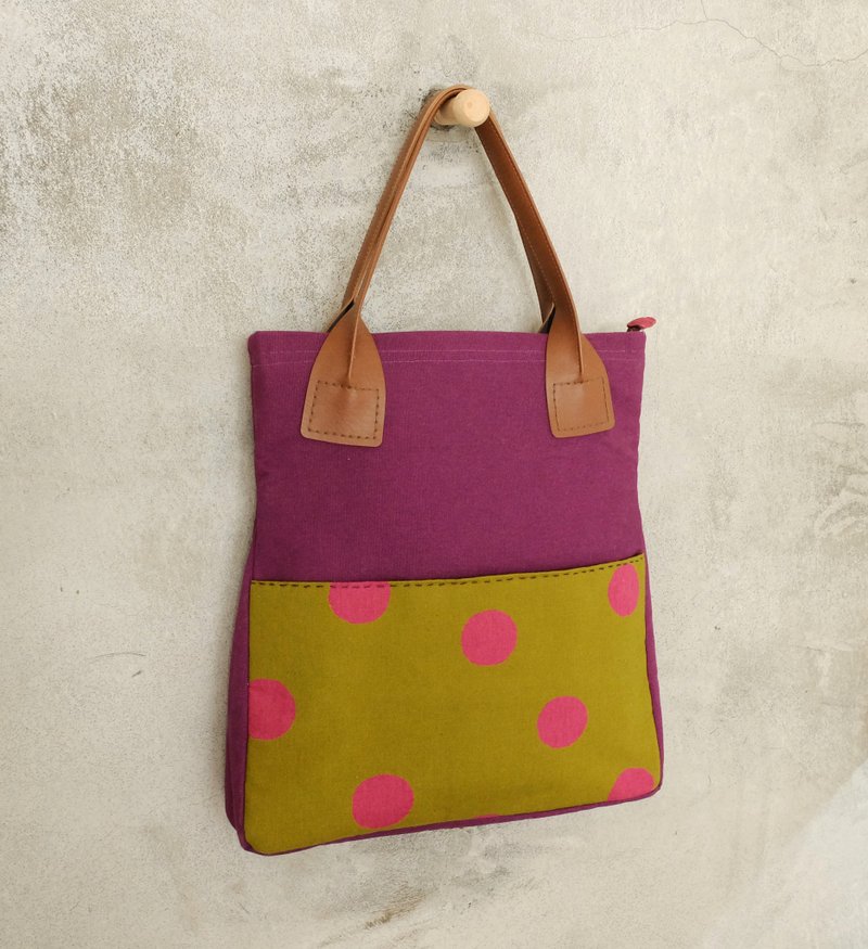 瓶型世界　特别版无秩序小球提包 - 手提包/手提袋 - 其他材质 紫色