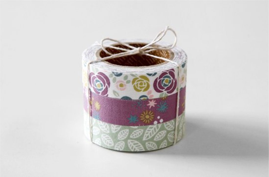 Dailylike fabric tape 北欧风布胶带(三入) 44-camellia,E2D54203 - 纸胶带 - 其他材质 多色