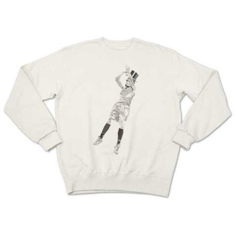 jump shot clear (sweat white) - 中性连帽卫衣/T 恤 - 其他材质 白色