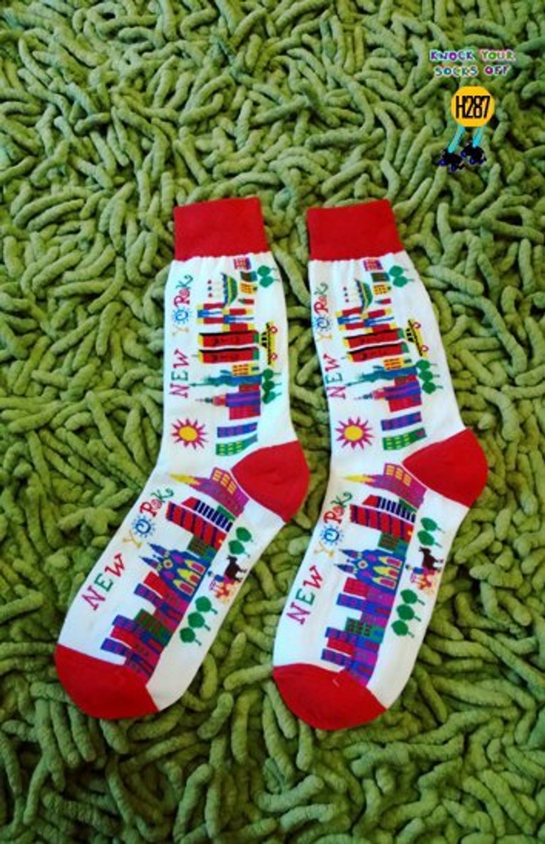 纽约大厦棉袜!!夏漪眺=knock your socks off !! - 袜子 - 其他材质 多色