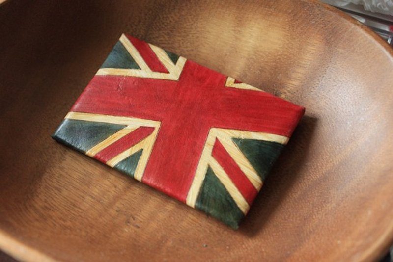 私藏微笑复古英国风纯牛皮名片夹- 大地色-可刻字 - 名片架/名片座 - 真皮 绿色