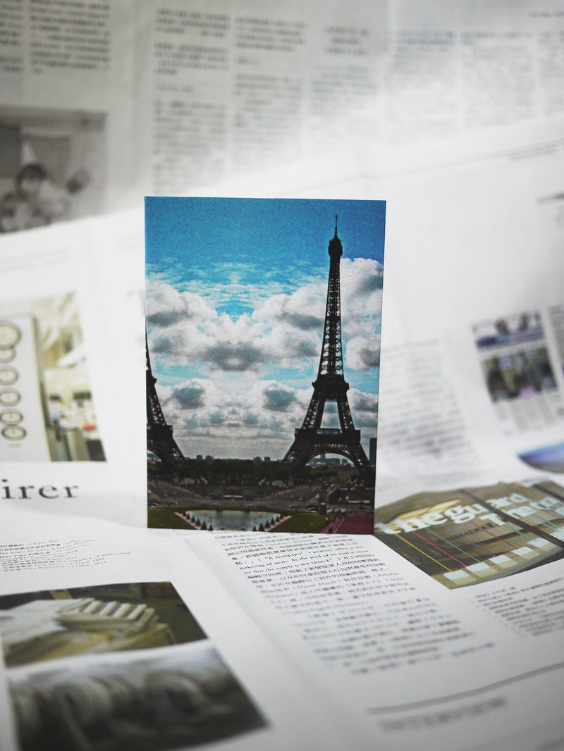 【好好去旅行】A6随身笔记本◆◇◆铁塔 铁塔◆◇◆(格纹板) - 笔记本/手帐 - 纸 蓝色