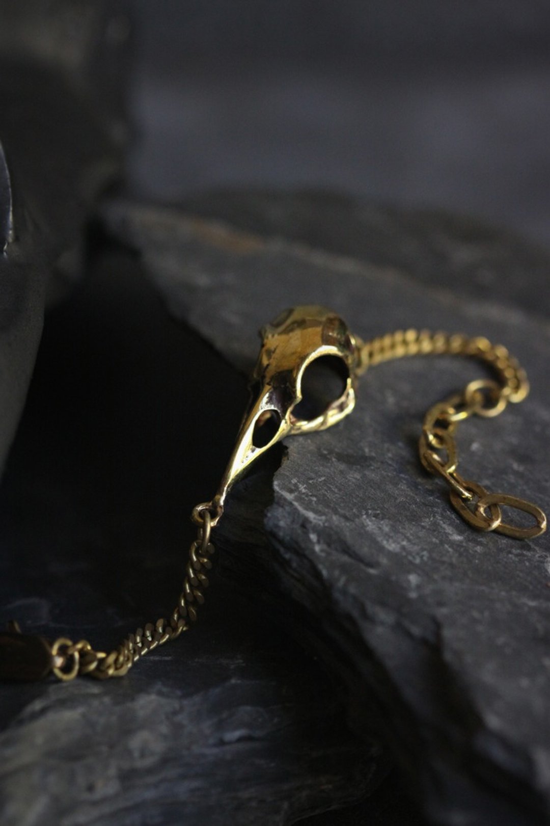 The Raven Skull Bracelet by Defy. - 手链/手环 - 其他金属 