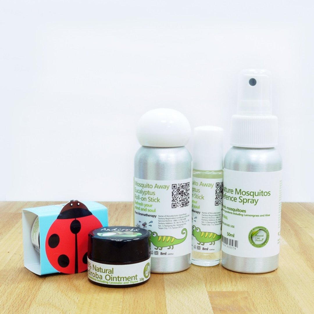 【绿机花园Green Plus】防蚊特惠组　 宝贝安心柠檬香茅防蚊液 十 小安第・罗巴草本修护膏 十 尤加利精油滚珠棒 - 其他 - 植物．花 