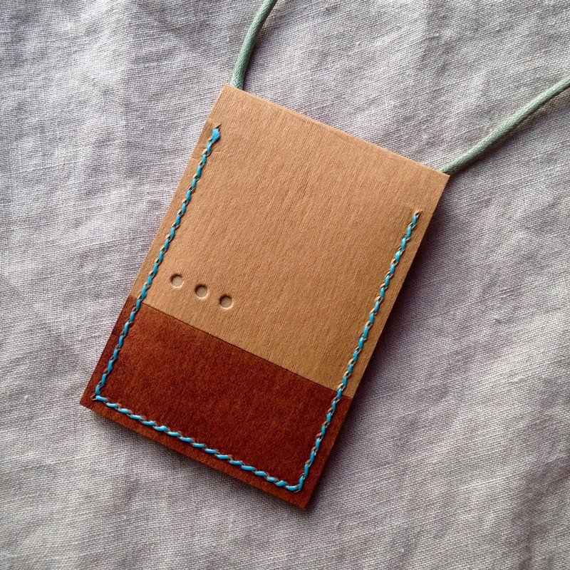 警徽识别证_手缝水洗牛皮版 - 证件套/卡套 - 纸 咖啡色