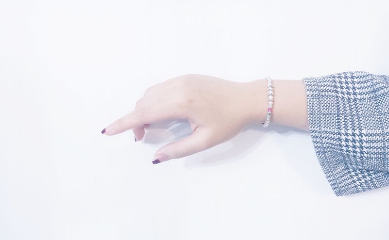 〈 真茱 〉 珍珠手链手环   - 手链/手环 - 其他金属 灰色