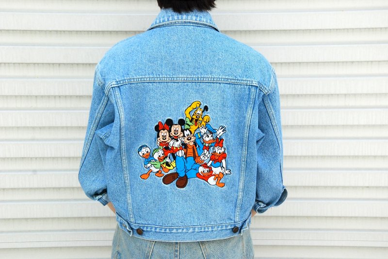 迪士尼卡通牛仔外套 - 女装休闲/机能外套 - 其他材质 