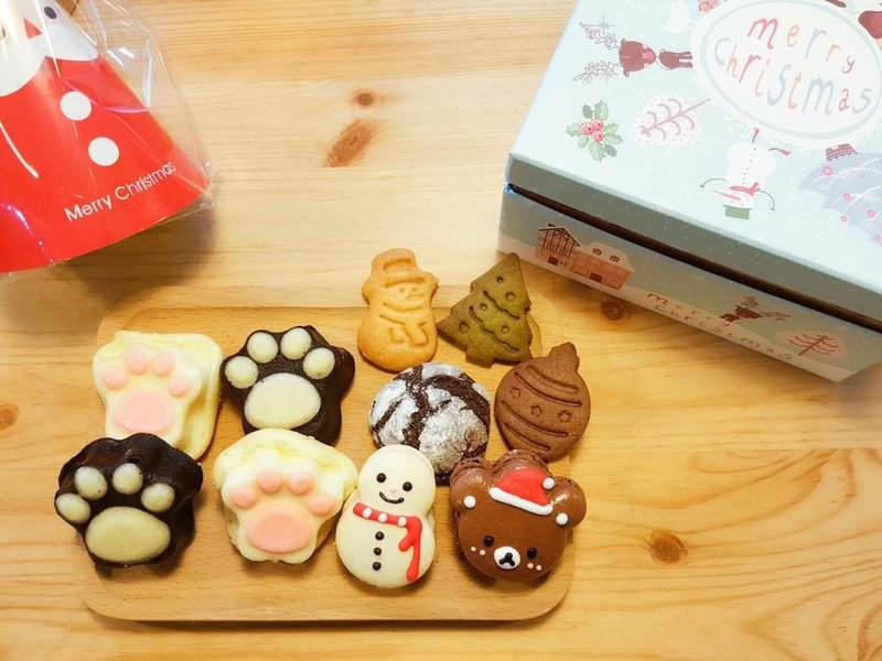 超萌系圣诞礼盒 - 蛋糕/甜点 - 新鲜食材 多色