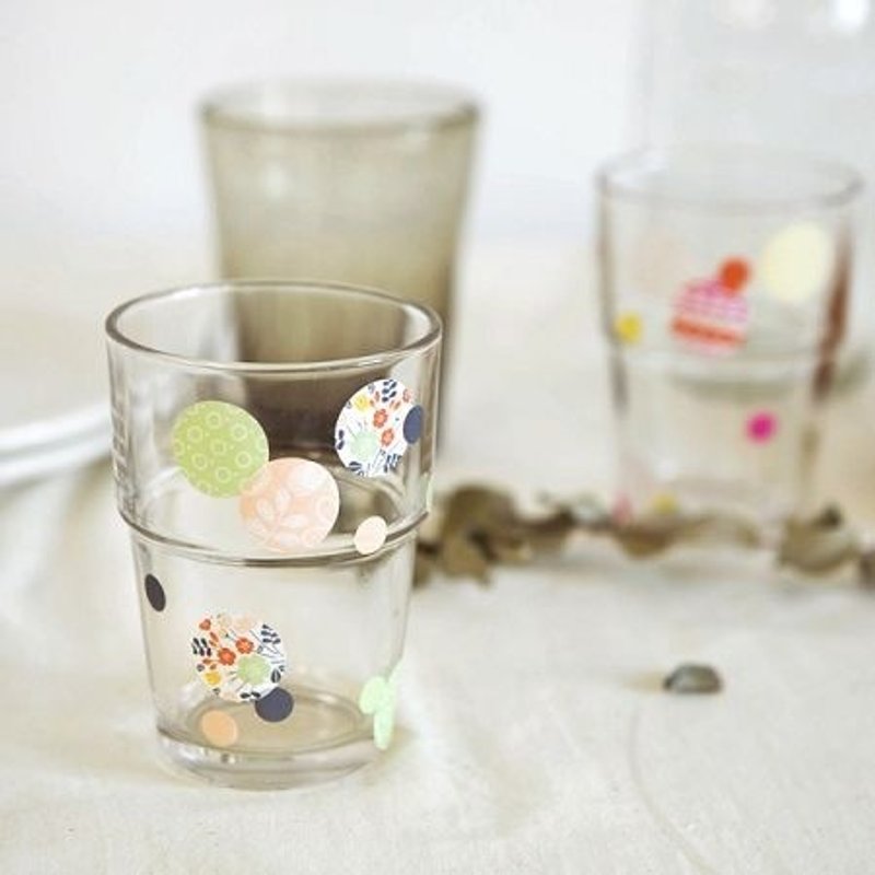 自然系粉彩和纸标签贴(4入)-07 wedding,E2D52070 - 贴纸 - 纸 多色