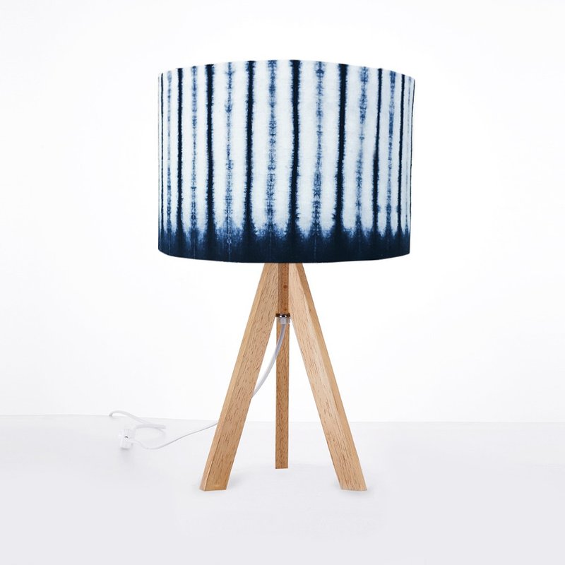 霁色-蓝染桌灯 - 摆饰 - 棉．麻 蓝色