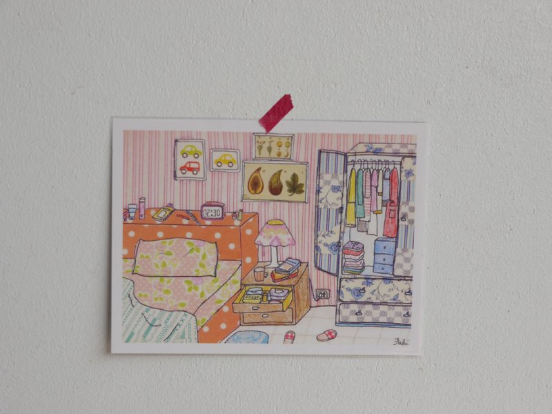 [My little space] 卧室明信片 - 卡片/明信片 - 其他材质 多色