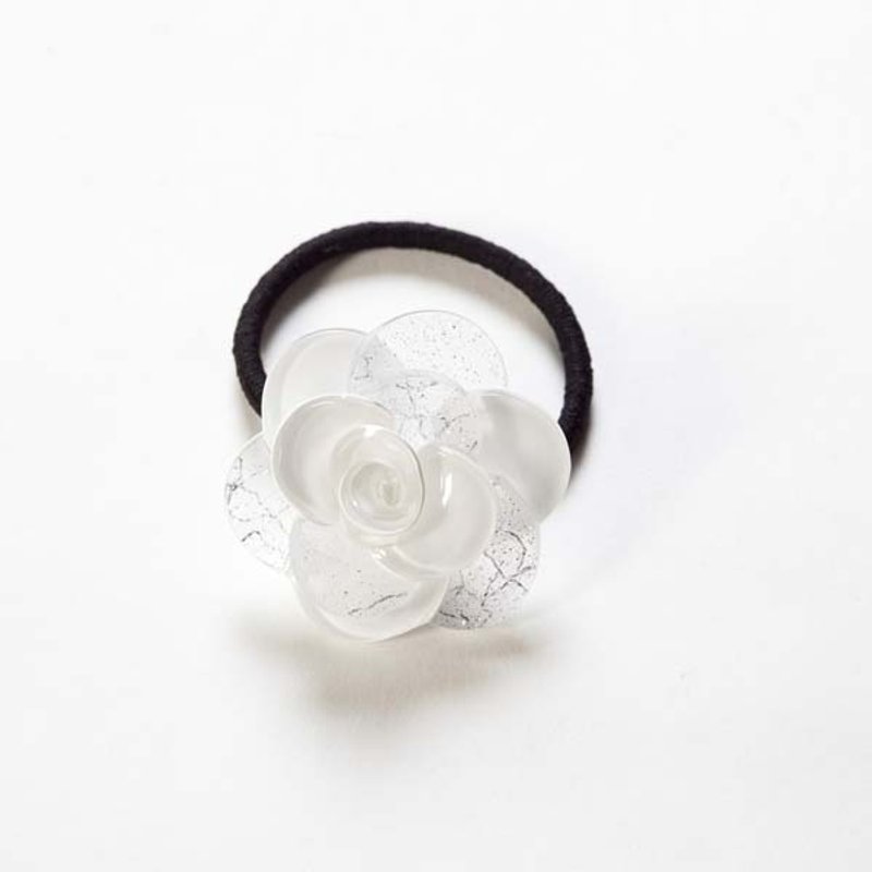 浪漫蕾丝风情,山茶花,发束,发饰-白 - 发饰 - 压克力 白色