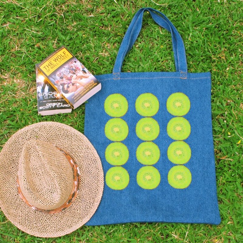 Fruit系列 奇异果 单宁肩背包 - 手拿包 - 其他材质 蓝色