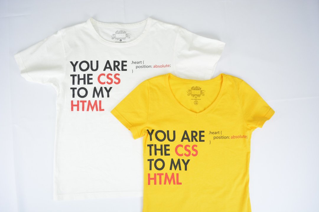 【Mapus】爱的CSS T-shirt (男) - 男装上衣/T 恤 - 棉 白色