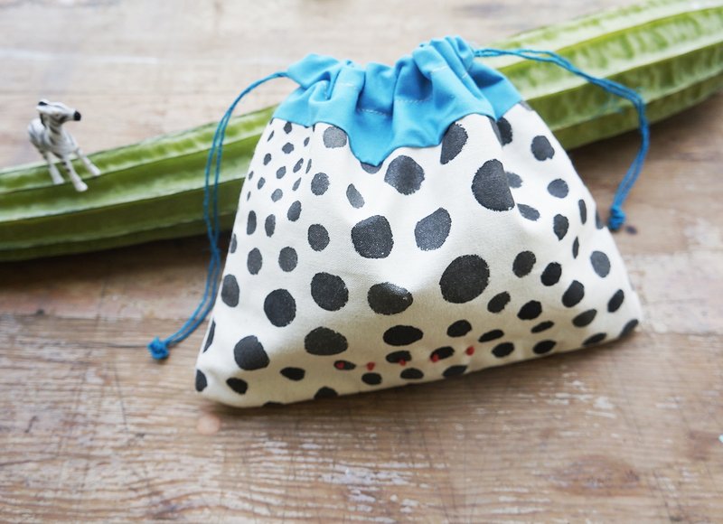 跳一下＿爱说话束口袋 - 化妆包/杂物包 - 其他材质 黄色