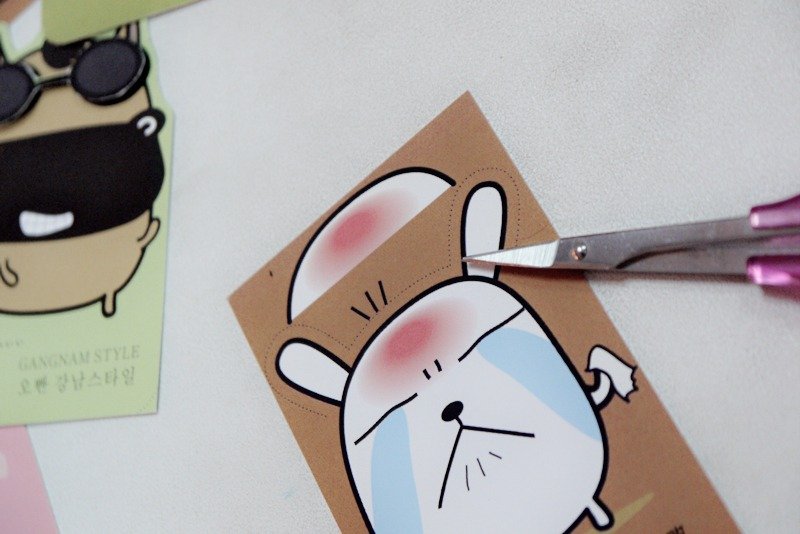 Bucute明信片│立体书签│DIY│名言 - 卡片/明信片 - 纸 白色