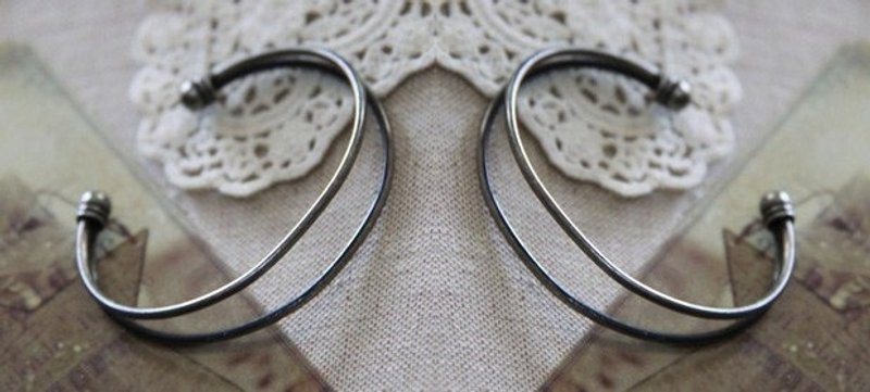 可调式手镯-古铜/古银 - 手链/手环 - 其他金属 