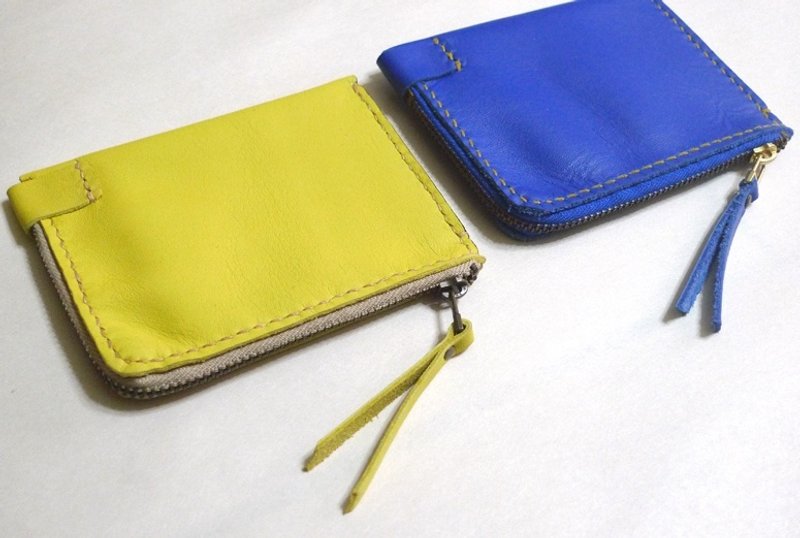 超便利钞票零钱包_亮色黄 - 皮夹/钱包 - 真皮 