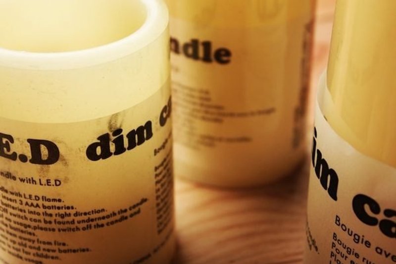 DULTON 氛香蜡烛夜灯 M - 蜡烛/烛台 - 蜡 红色