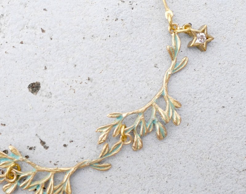 北欧森林 - 绿  *项链 - 项链 - 其他金属 金色