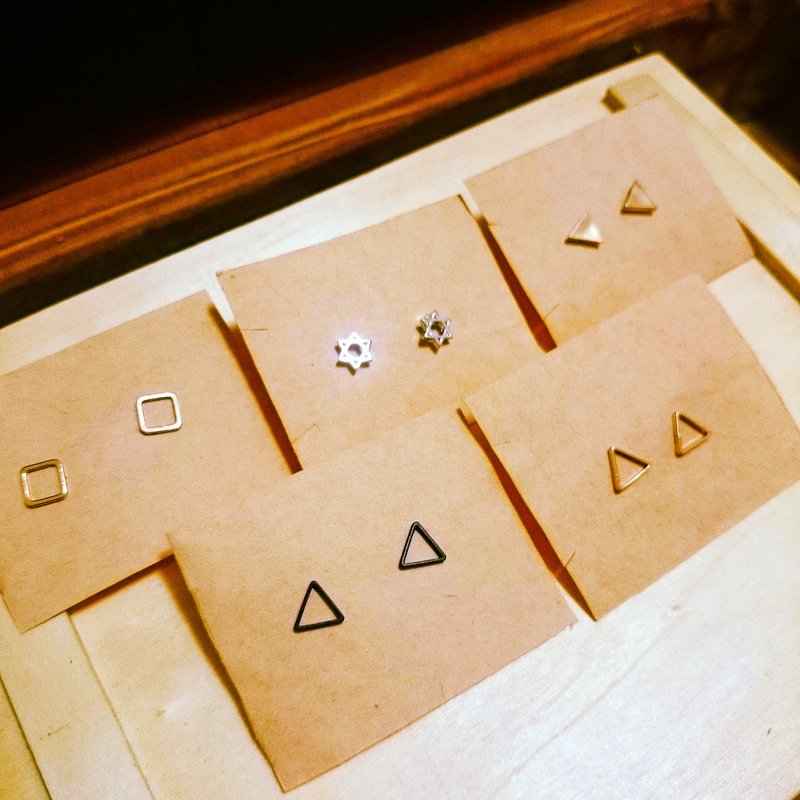 ◆◆◆Amour Collection ◆◆◆ 针式耳环i - 耳环/耳夹 - 其他金属 黄色