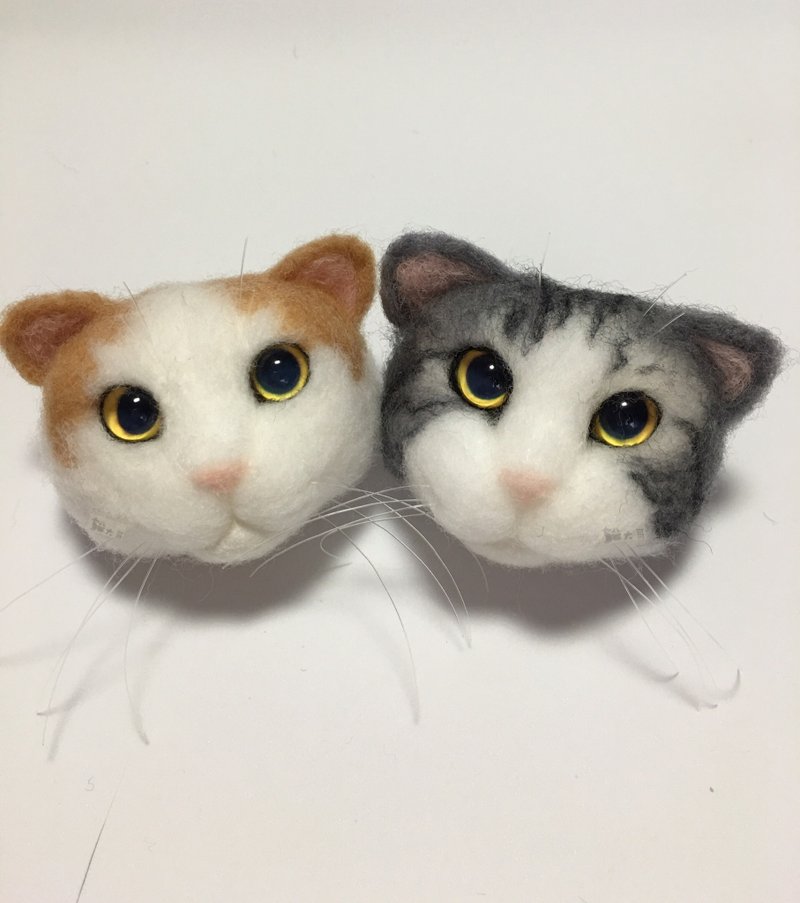 ☆ 羊毛毡 猫猫头仔 ☆ (定制化) - 其他 - 羊毛 多色