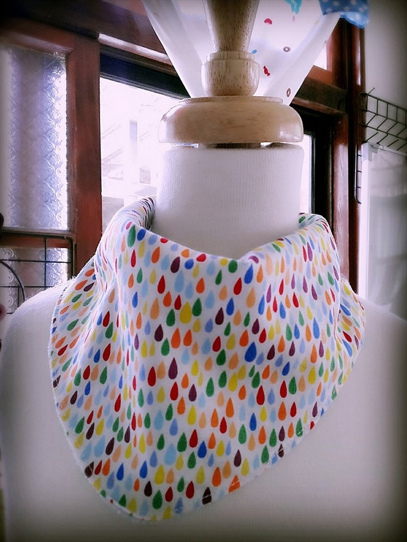 雨滴 三角领巾/口水巾 - 围嘴/口水巾 - 其他材质 