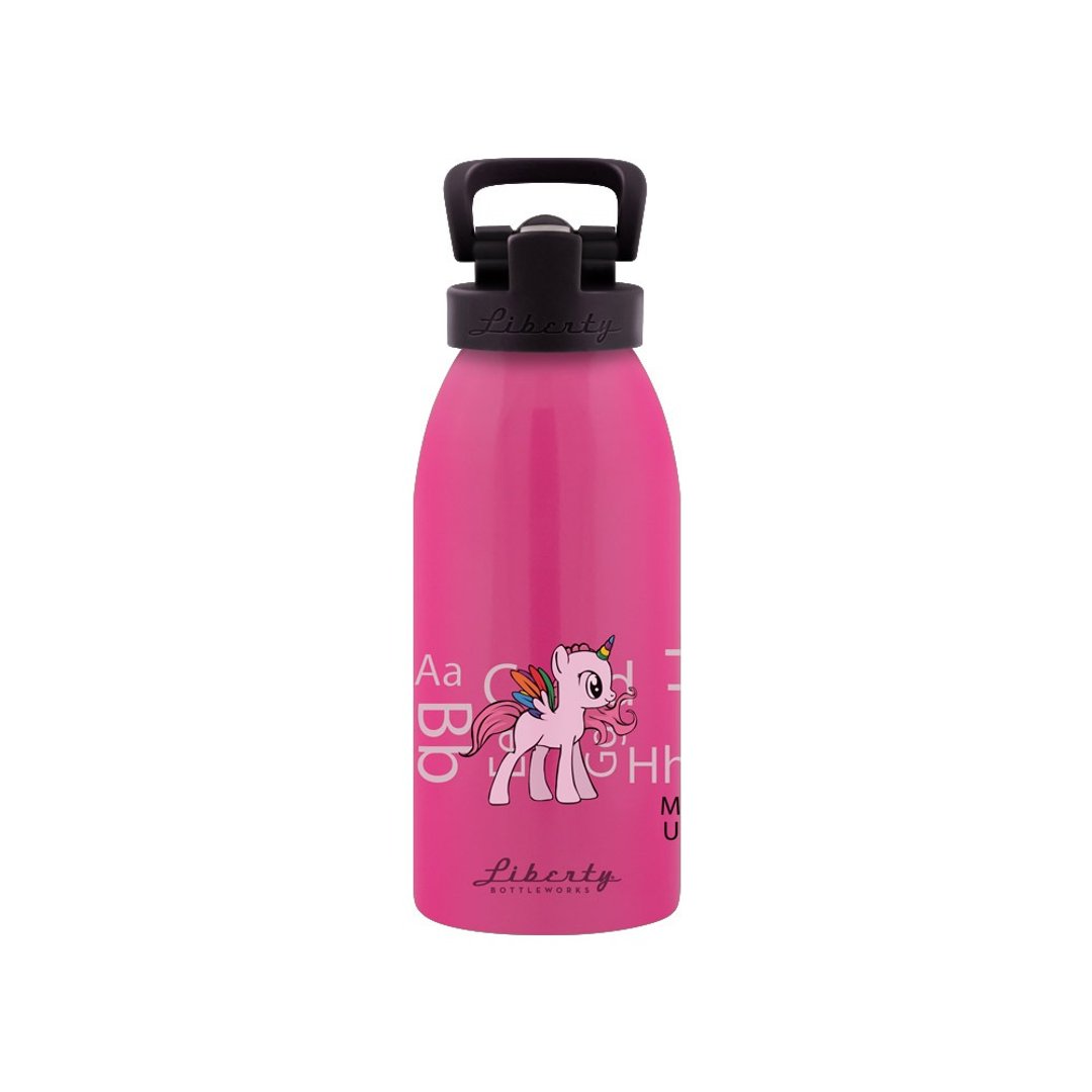 Liberty 全铝环保运动水杯-470ml-粉红小马/单一尺寸 - 水瓶/水壶 - 其他金属 粉红色