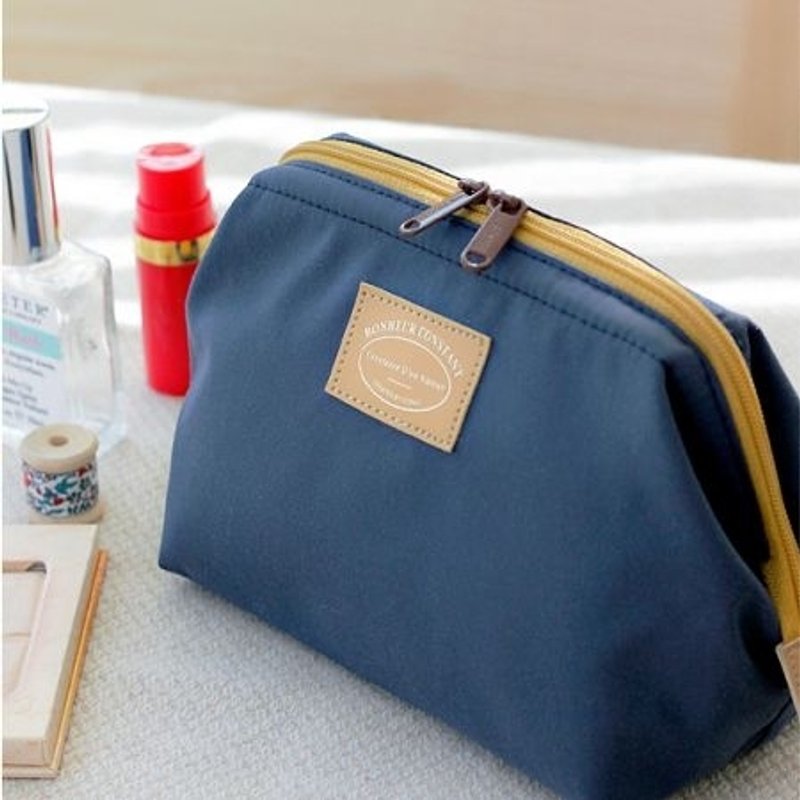 Dessin x Iconic-美好时光好收纳化妆包V2-海军蓝,ICO80473 - 化妆包/杂物包 - 其他材质 蓝色
