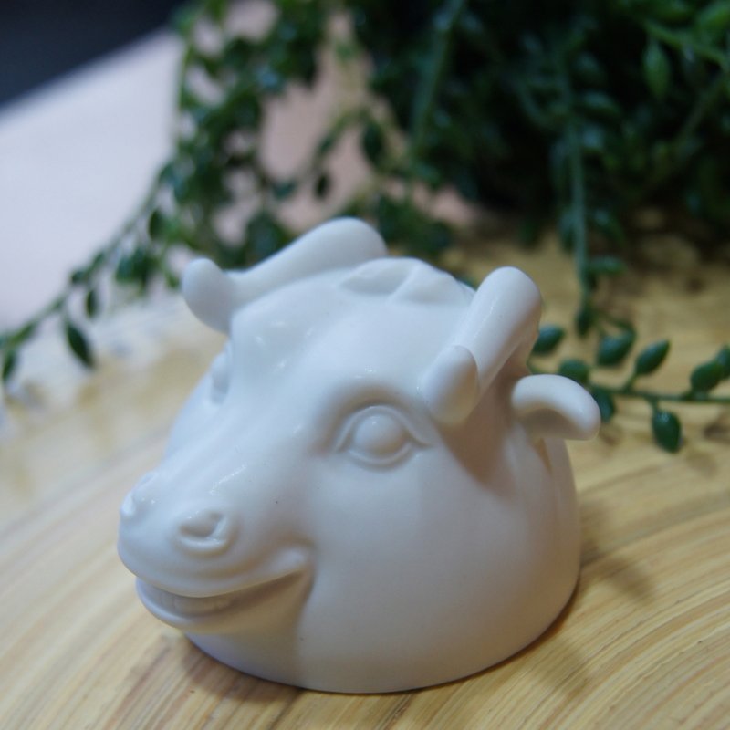 好合苑 十二生肖杯 牛一把 - 茶具/茶杯 - 其他材质 白色