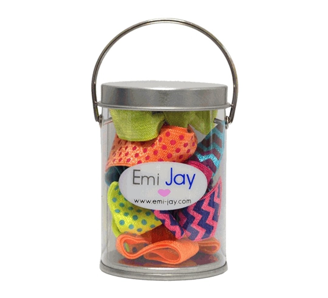 EMI❤JAY Summer - Paint Tins- 8入发饰罐 - 发饰手环 - 发饰 - 其他材质 多色