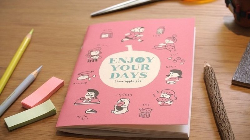 FREE Note 自由自在笔记本-B6[桃红/苹果派] - 笔记本/手帐 - 纸 红色