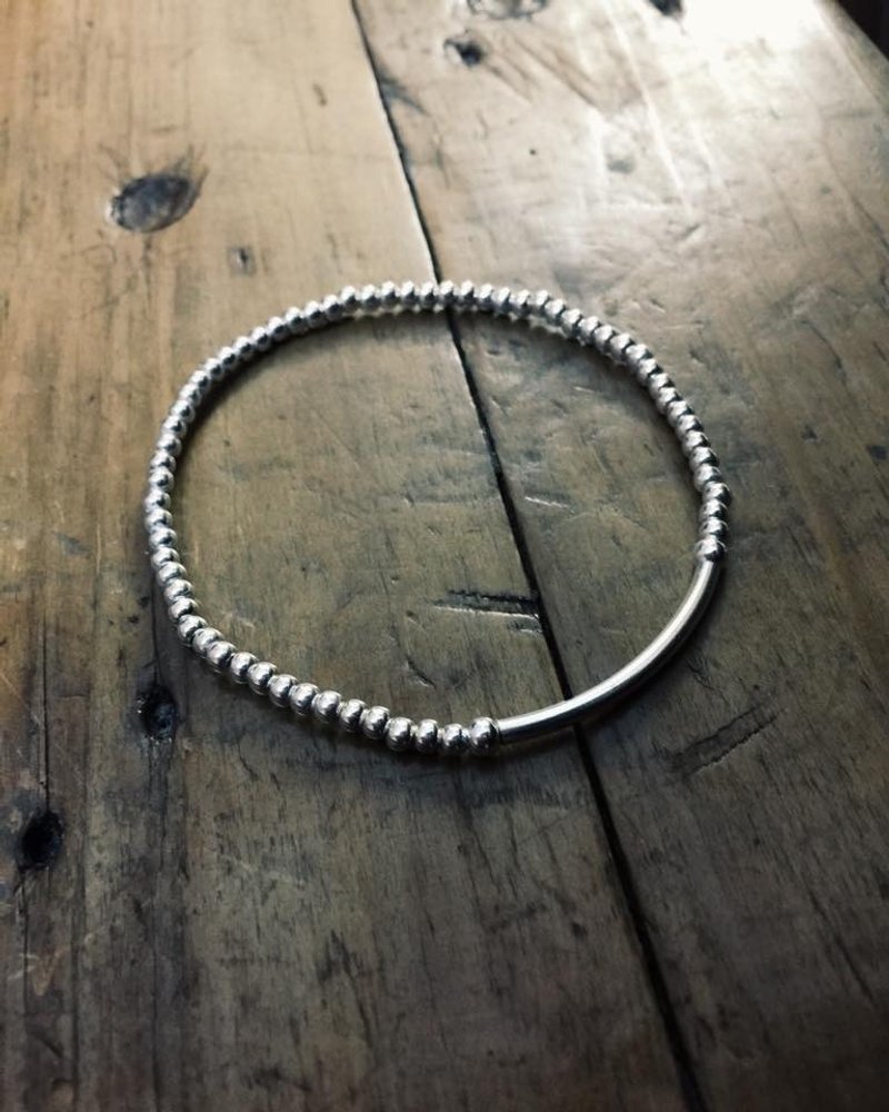 925纯银系列_线条 - 手链/手环 - 其他金属 白色