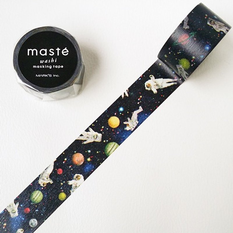 maste 和纸胶带 Travel系列【宇宙太空人(MST-MKT150-C)】复刻版 - 纸胶带 - 纸 多色