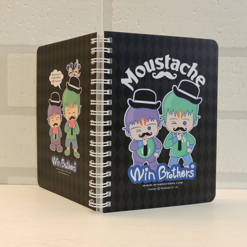 二允兄弟俏胡子笔记本winbrothers notebook（moustache） - 笔记本/手帐 - 纸 黑色