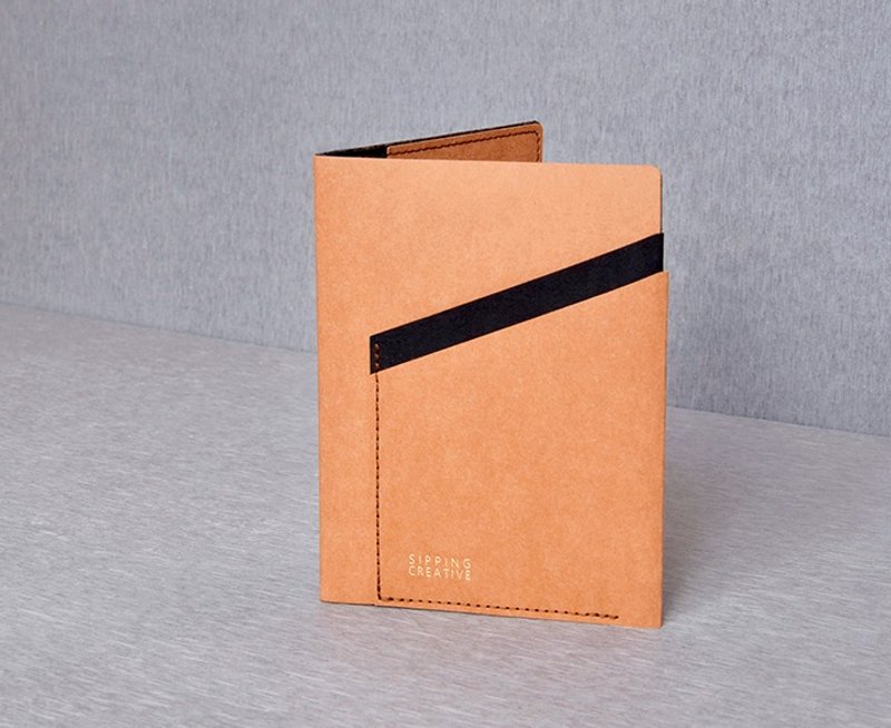 护照夹_时尚驼【可加购雷雕刻字】 - 护照夹/护照套 - 其他材质 咖啡色