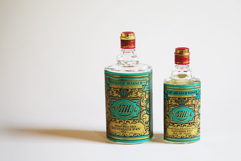 Vintage 复古古龙水瓶 - 摆饰 - 玻璃 绿色