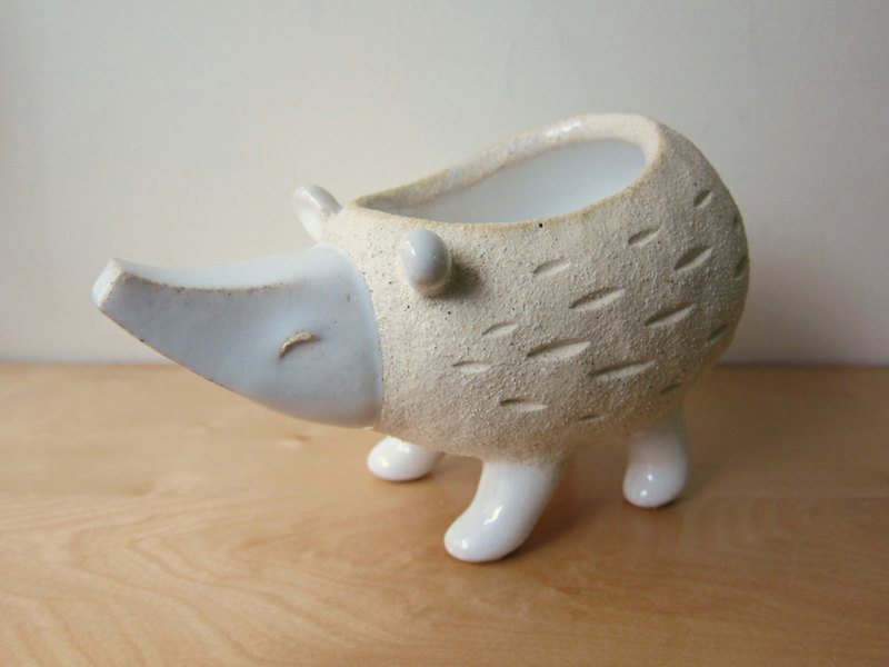 刺猬漫步 缺货中 请订制 - 花瓶/陶器 - 其他材质 黄色