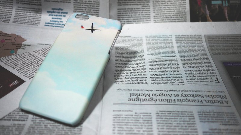 【好好去旅行】手机壳◆◇◆抬头看◆◇◆ for Iphone 5/5S/SE, 6/6S, 6+/6S +, 7/7+, 8/8+/ X - 手机壳/手机套 - 塑料 蓝色