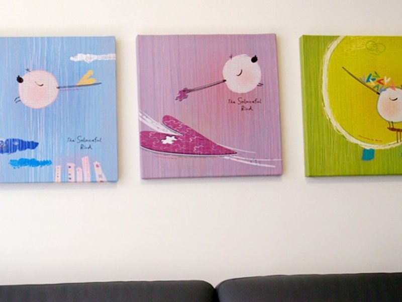 画。不哭鸟主题故事-补齐 - 海报/装饰画/版画 - 其他材质 紫色