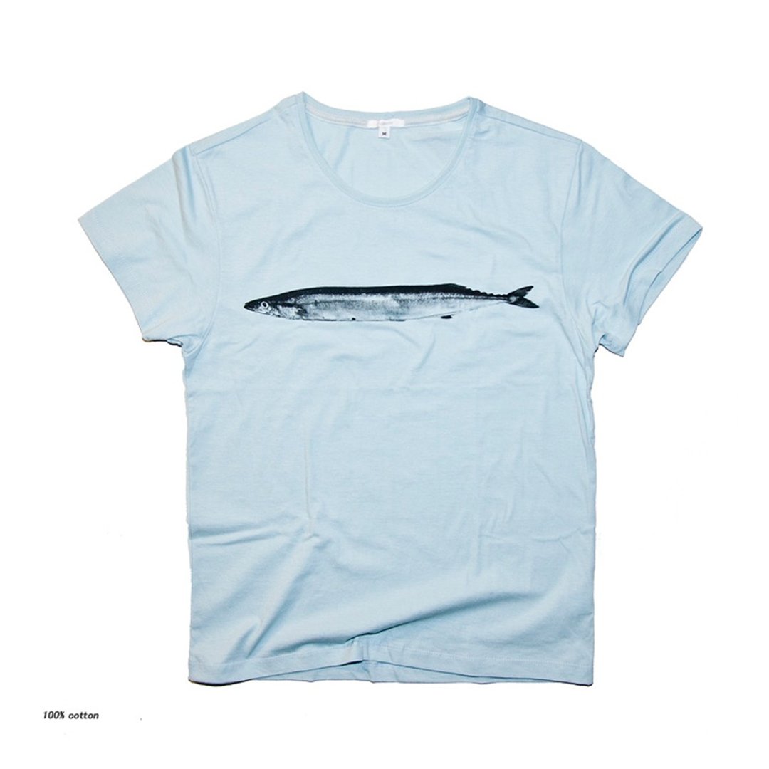 鲭鱼趣味设计T恤 男女同款 XS-XL Tcollector - 女装 T 恤 - 棉 