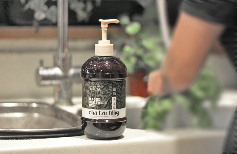 茶籽堂 蔬果洗洁液 - 其他 - 植物．花 绿色