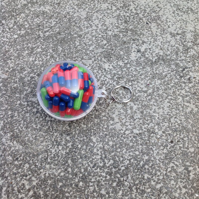 球救系列钥匙圈—草食性蜘蛛人 - 钥匙链/钥匙包 - 压克力 多色