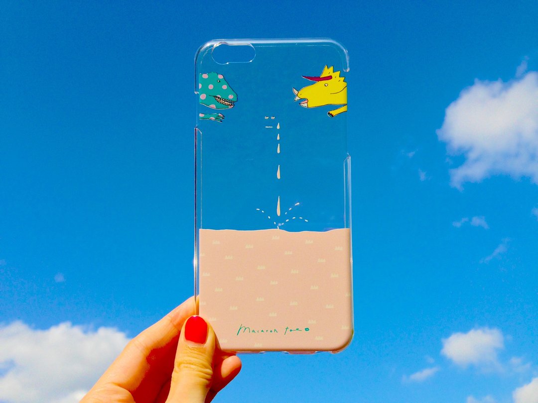 粉红色的汗 | iPhone手机硬壳 - 手机壳/手机套 - 塑料 粉红色