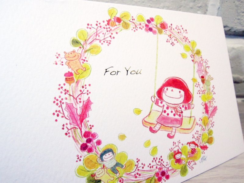 小蘑菇卡片－For you - 卡片/明信片 - 纸 