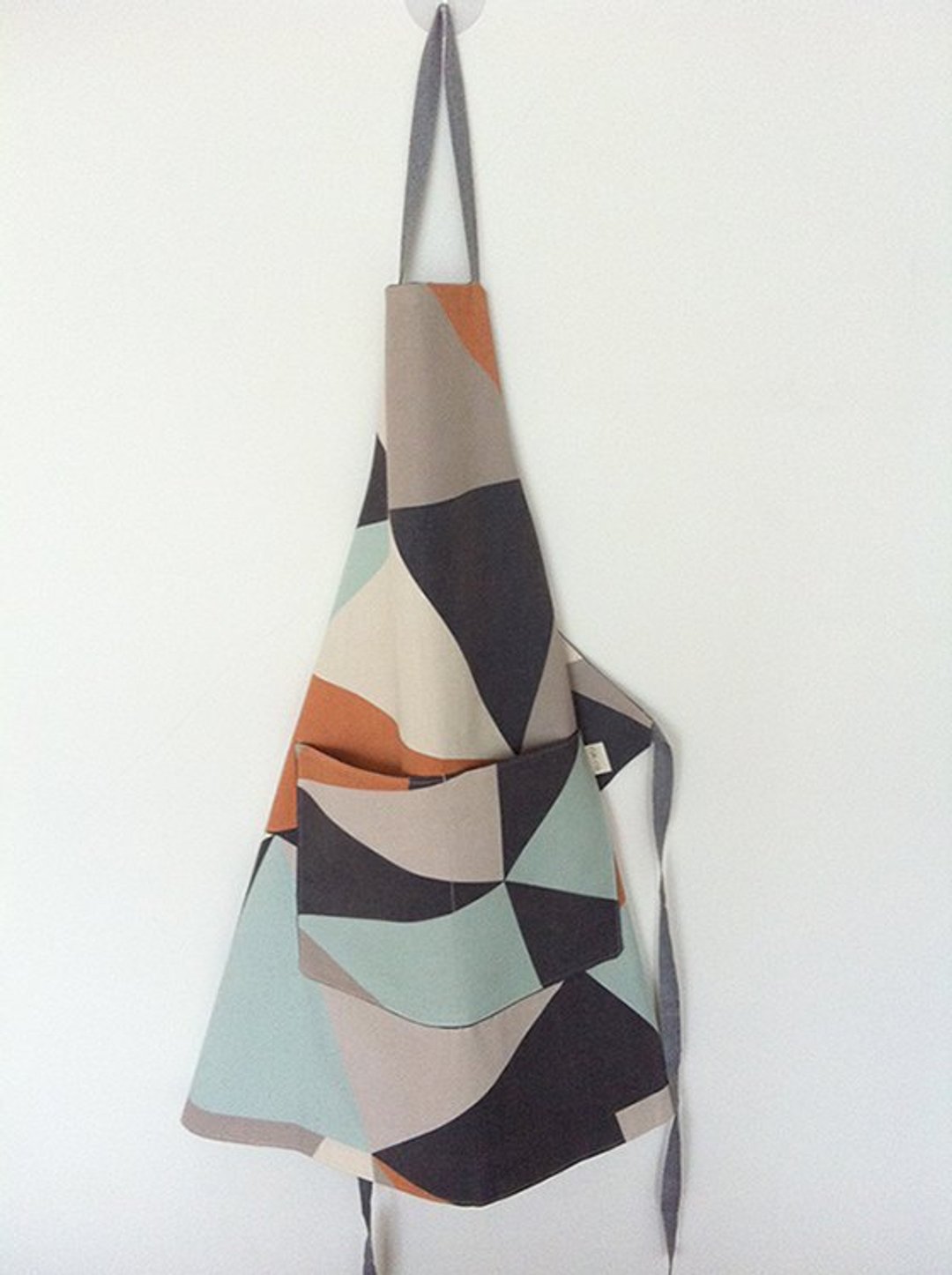 【即将绝版-仅剩1件】晒日几何双面围裙、工作服geometric apron | ss2013 - 其他 - 其他材质 蓝色