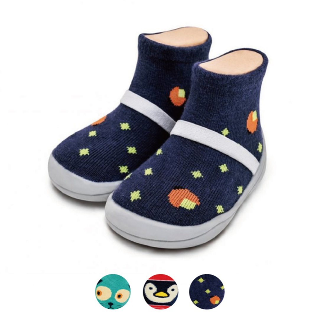 【Feebees】经典系列_星空_猫咪 (学步鞋 袜鞋 童鞋 台湾制造) - 童装鞋 - 其他材质 蓝色