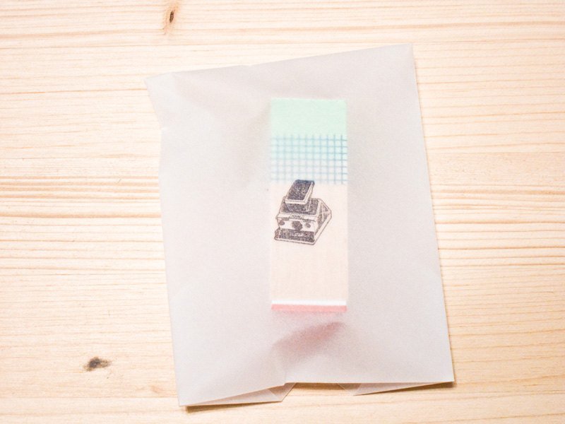 [印章]编号117 Polaroid SX-70 拍立得 相机 - 其他 - 木头 