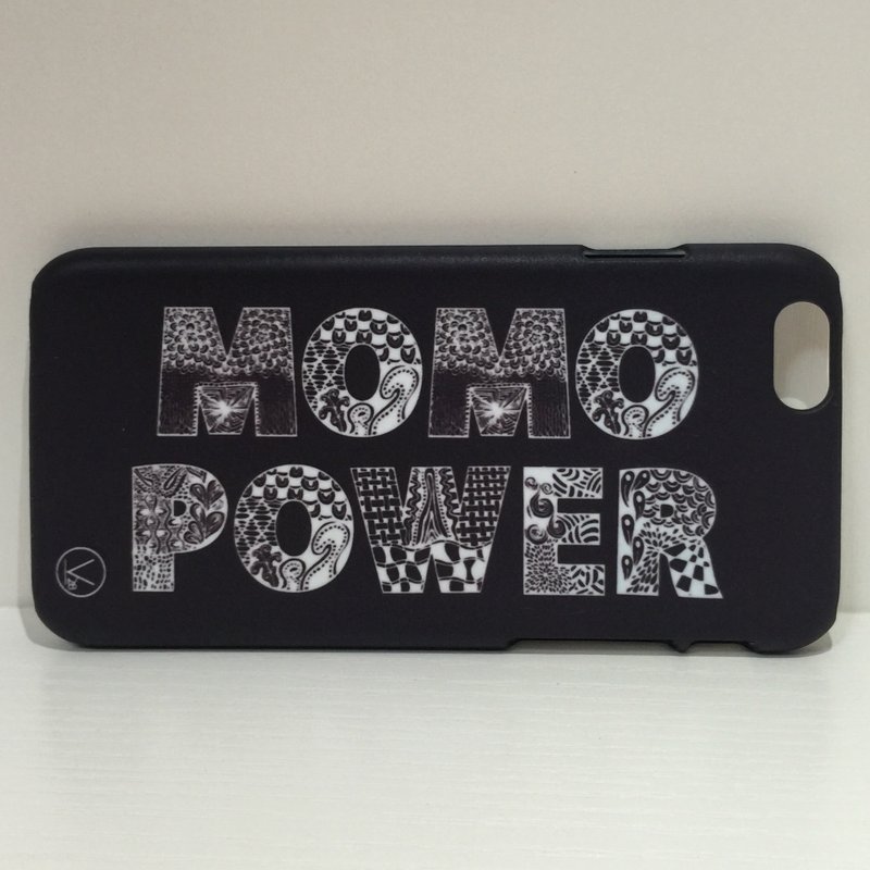 颜色/文字 定制化 – iphone, Samsung 禅绕风手机壳 - 手机壳/手机套 - 塑料 黑色