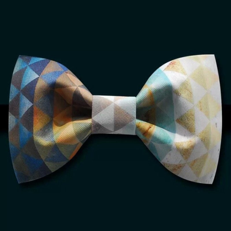 独立设计 印花 系列 领结 Bow 编号077 - 领带/领带夹 - 其他材质 蓝色